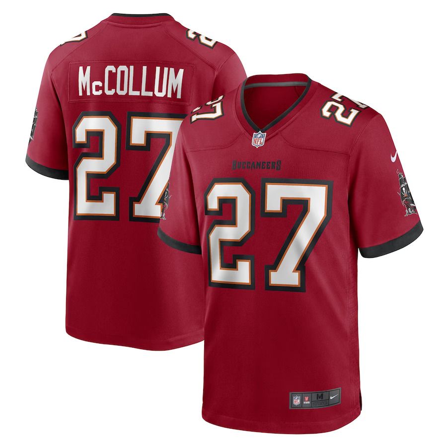 Men Tampa Bay Buccaneers 27 Zyon McCollum Nike Red Game Player NFL Jersey